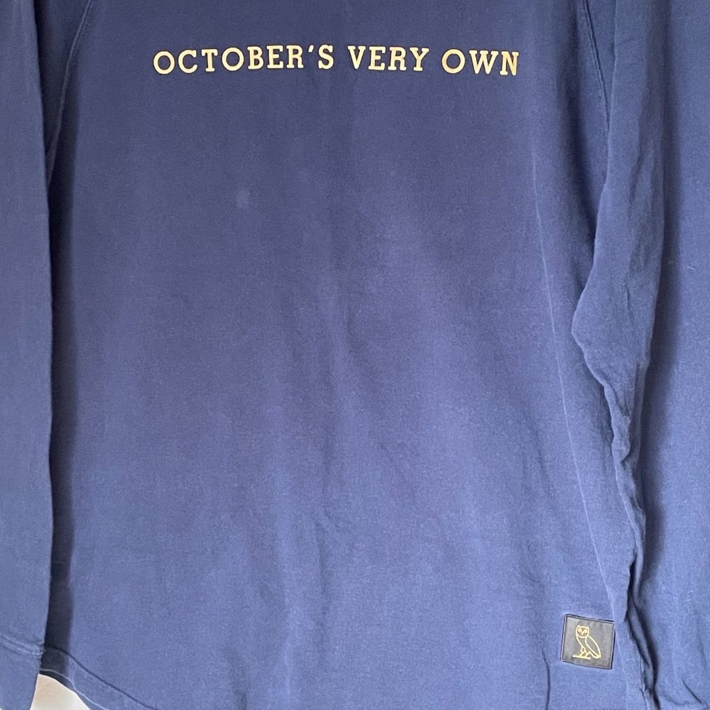 October's Very Own - Drake - Navy Raglan Long-Sleeved T-Shirt - Large - Picture 5 of 8